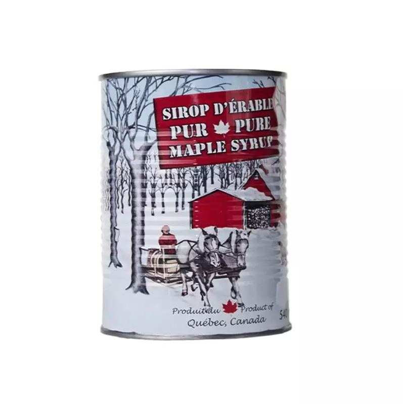cannette de sirop d'érable doré cannette de sirop d'érable doré
